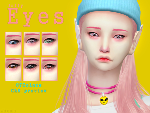 Sims 4 Yume Dolly Eyes by Zauma at TSR
