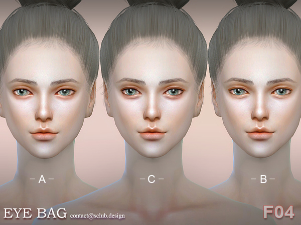 Sims 4 Eyebag F04 by S Club LL at TSR