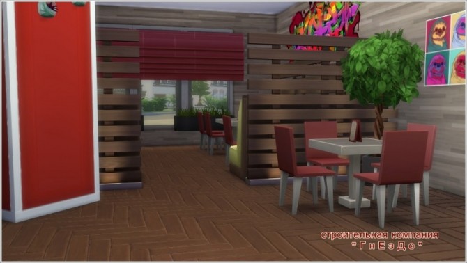 Sims 4 White Villas Restaurant at Sims by Mulena