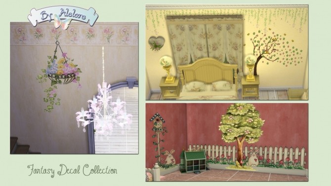 Sims 4 FANTASY DECAL COLLECTION at Alelore Sims Blog