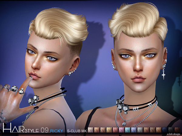 Sims 4 Hair N9 by S Club at TSR