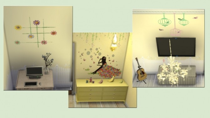 Sims 4 FANTASY DECAL COLLECTION at Alelore Sims Blog