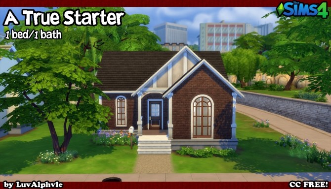 Sims 4 A True Starter by luvalphvle at Mod The Sims