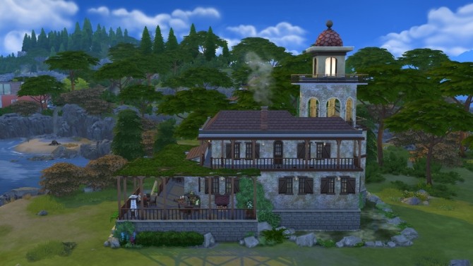 Sims 4 Old lighthouse tavern by fatalist at ihelensims