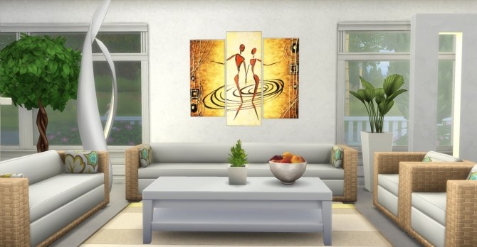 Sims 4 Modern Painting and Abstracts by AdonisPluto at Mod The Sims
