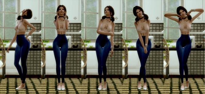 Sims 4 Model Set  11 CAS & Pose Pack version at ConceptDesign97