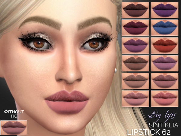 Sims 4 Lipstick 62 by Sintiklia at TSR