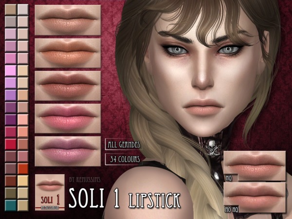 Sims 4 Soli lipstick 1 by RemusSirion at TSR