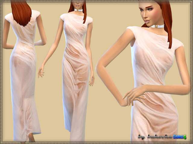 Sims 4 Aphrodite dress at Bukovka
