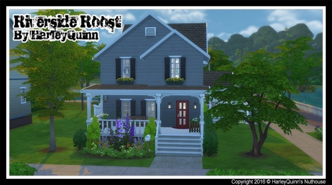 Sims 4 Riverside Roost at Harley Quinn’s Nuthouse
