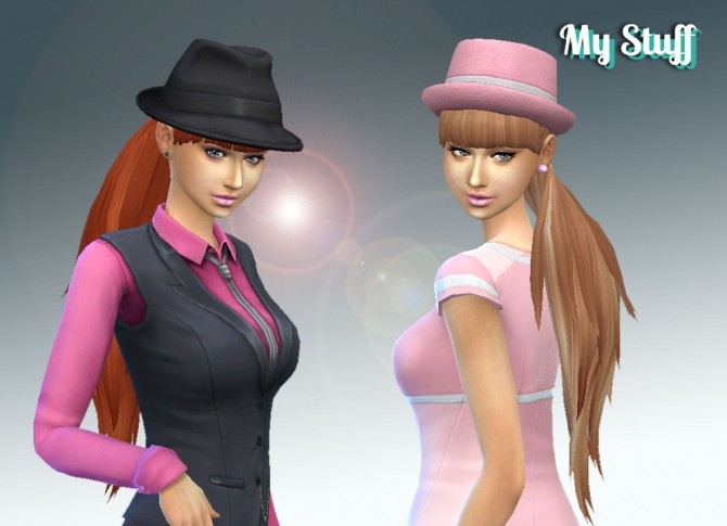 Sims 4 Ariana Ponytail by Kiara Zurk at My Stuff