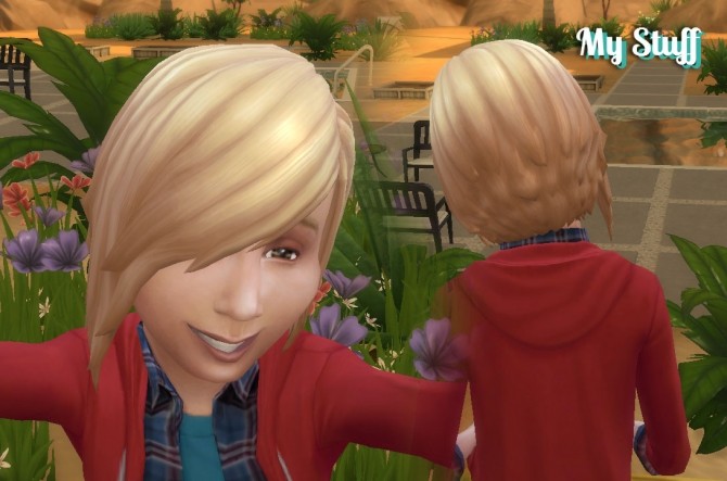 Sims 4 Shy Hairstyle for Kids at My Stuff