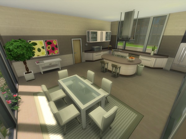 Sims 4 Little Luxury house by voaavoa at TSR