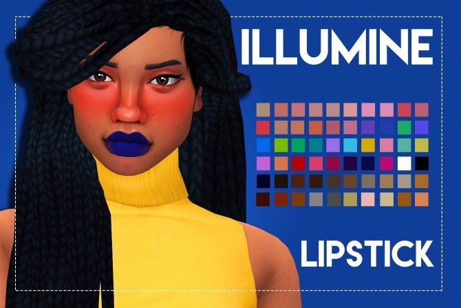 Sims 4 Illumine Lipstick by Weepingsimmer at SimsWorkshop