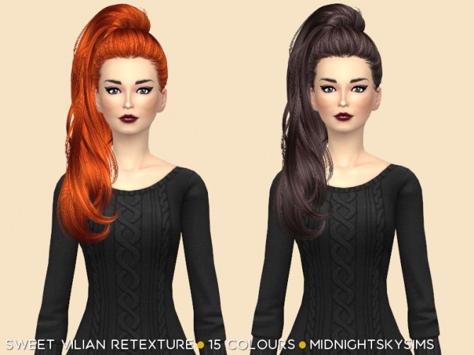 Sims 4 Sweet Villian Natural Retexture by midnightskysims at SimsWorkshop