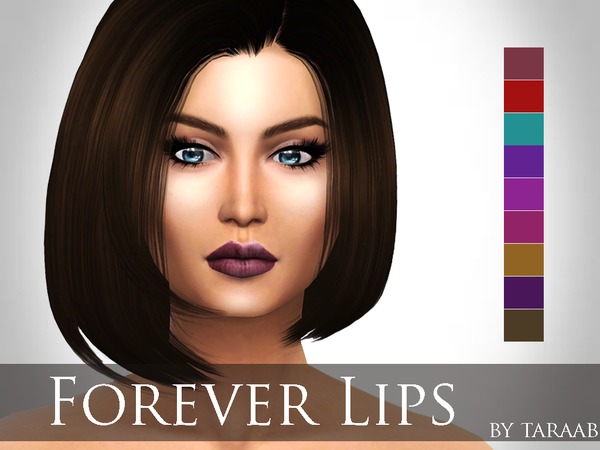 Sims 4 Forever Lips by taraab at TSR