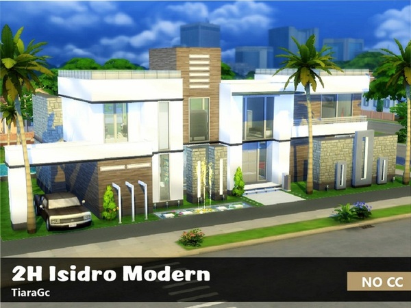 Sims 4 2H Isidro Modern by TiaraGc at TSR