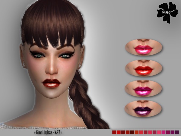Sims 4 IMF Glow Lipgloss N.27 by IzzieMcFire at TSR