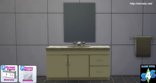Sims 4 Bathroom Vanity at Simista