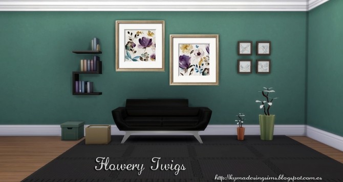 Sims 4 Flowery Twigs at Kyma Desingsims S4