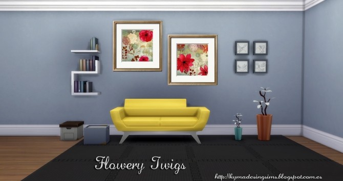 Sims 4 Flowery Twigs at Kyma Desingsims S4