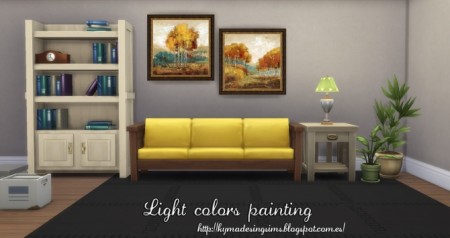 Light colors paintings at Kyma Desingsims S4