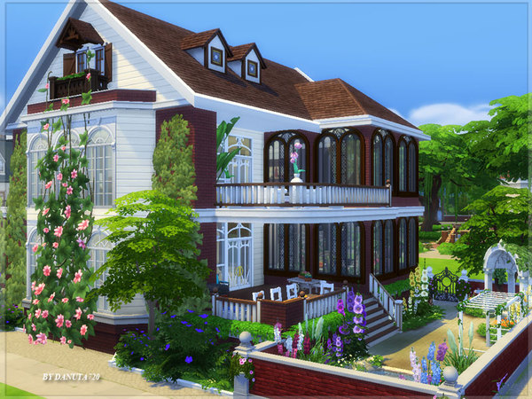 Sims 4 Charlotte house by Danuta720 at TSR
