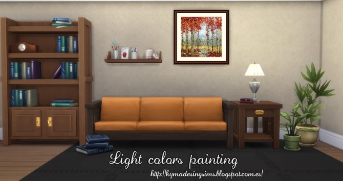 Sims 4 Light colors paintings at Kyma Desingsims S4