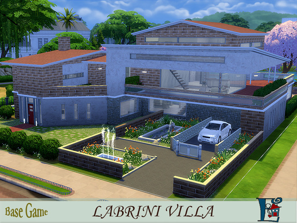 Sims 4 Labrini Villa by evi at TSR