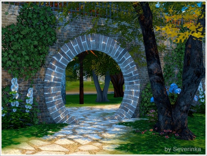 Sims 4 Two arched doors at Sims by Severinka