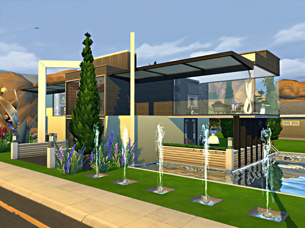 Sims 4 Wardas small house by marychabb at TSR