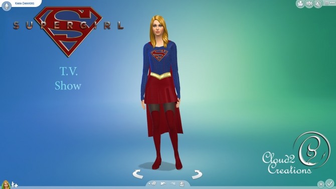 Sims 4 Supergirl TV Show by Cloud2 at Mod The Sims