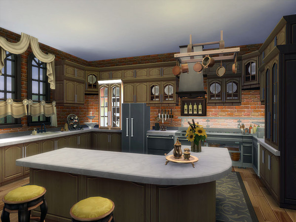 Sims 4 OSTOJA house by marychabb at TSR