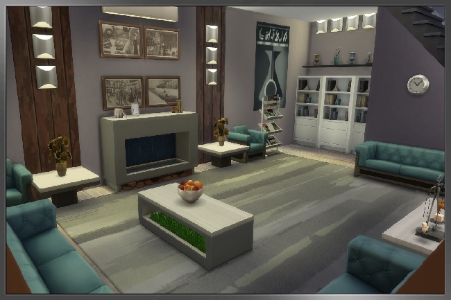 Sims 4 Klare Linie house by Kosmopolit at Blacky’s Sims Zoo