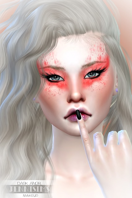 Sims 4 EyeShadow DarkAngel (5 Swatches ) at Jenni Sims