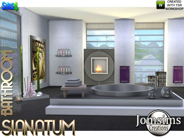 Sims 4 Sianatum Bathroom by jomsims at TSR