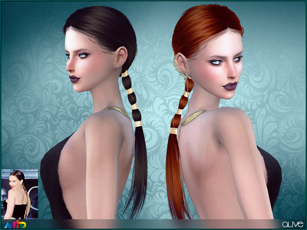 Sims 4 Alive hair by Anto at TSR