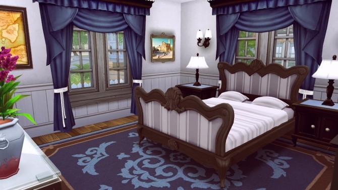 Sims 4 Fancy Craftsman house at Jenba Sims