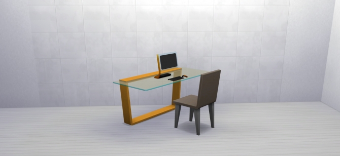 sims 4 cc small glass desk