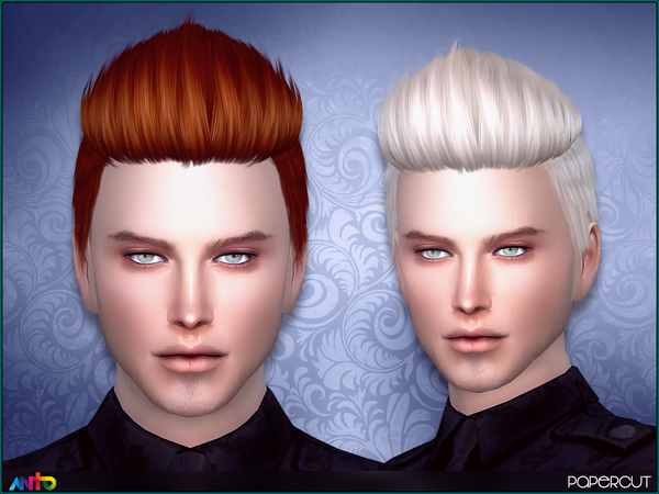 Sims 4 Papercut Hair by Anto at TSR