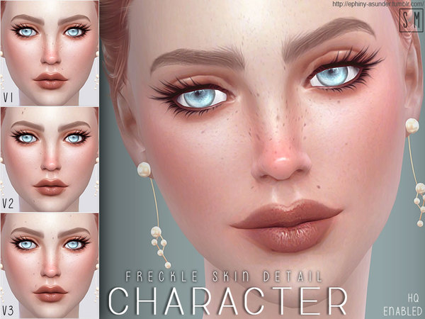 Sims 4 Character Freckles by Screaming Mustard at TSR