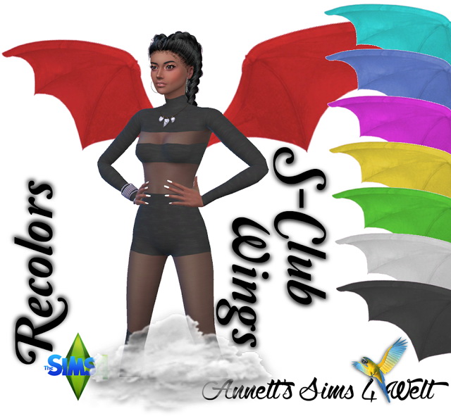Sims 4 S Club Wings Recolors at Annett’s Sims 4 Welt