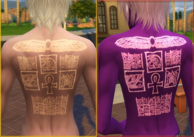 Marik Ishtar scars by laoleenli at Mod The Sims » Sims 4 Updates