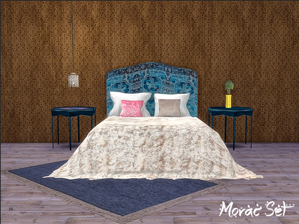 Sims 4 Morac Bedroom by Nikadema at TSR