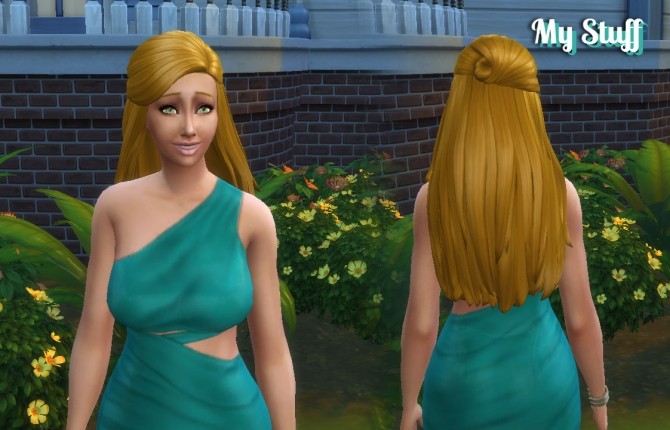 Sims 4 Twist Hairstyle at My Stuff