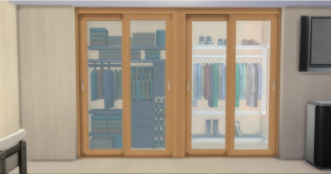 Sims 4 Display Wardrobe by AdonisPluto at Mod The Sims
