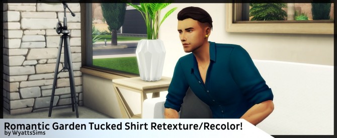 Sims 4 Tucked Shirt Rextexture/Recolor by WyattsSims at Mod The Sims