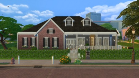 Inspiring Split house NO CC by soundrunner04 at Mod The Sims