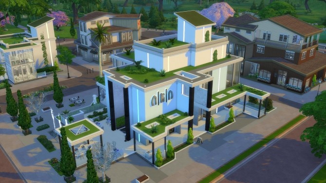 Sims 4 Arcadia Greens No CC Restaurant by JasonRMJ at Mod The Sims