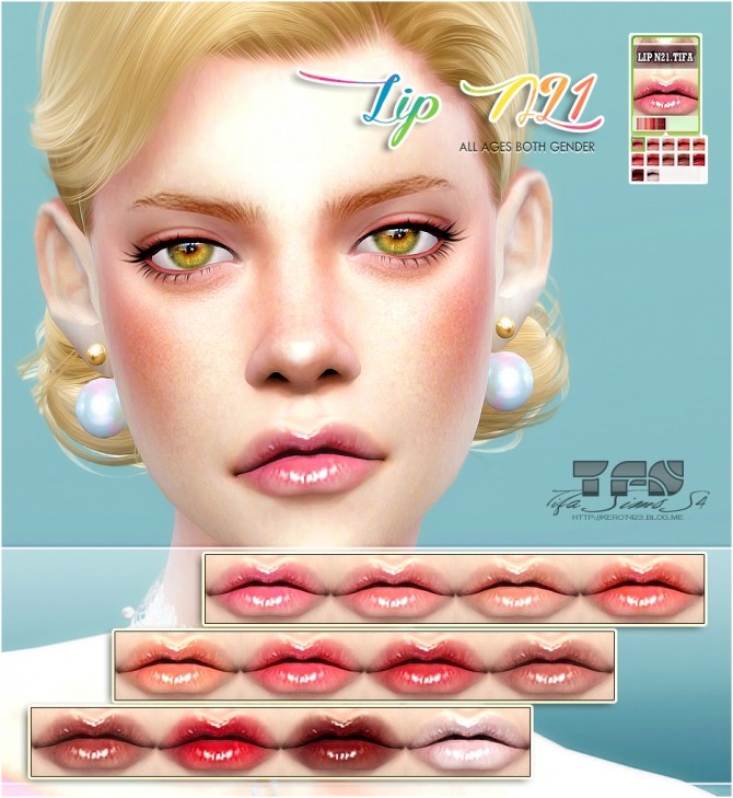 Sims 4 Lips N21 MF at Tifa Sims